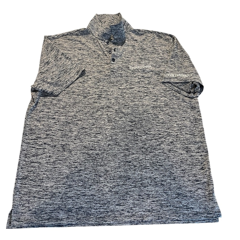 Thrasher Men’s Gray Blue Polo Shirt, Size XL
